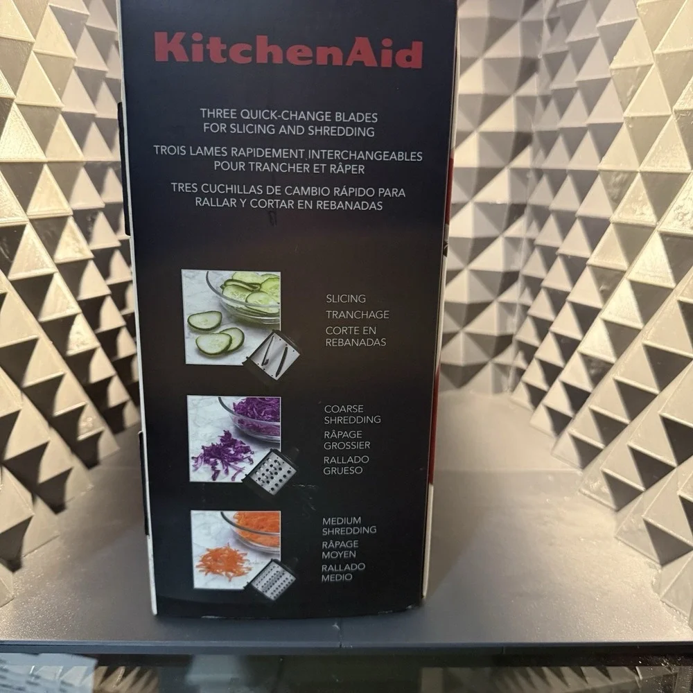 KitchenAid KSMVSA Fresh Prep Slicer Shredder Attachment for Stand Mixer
